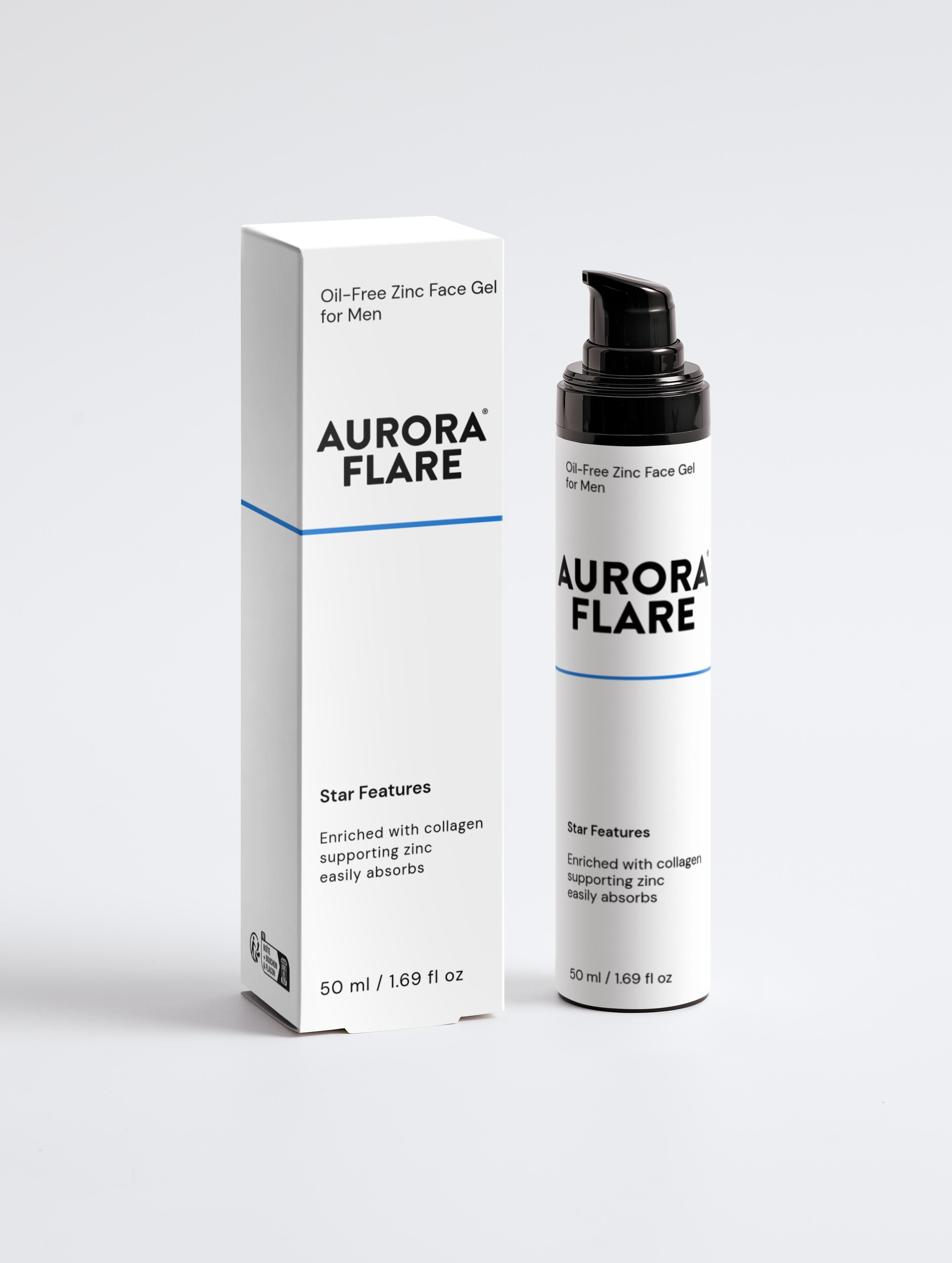 Oil-Free Zinc Face Gel for Men